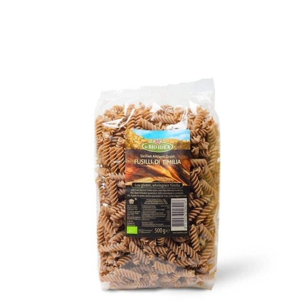 Fusilli fullkorn Timilia Ekologisk Fusilli Timilia Fullkornspasta 500 g - Låg Glutenhalt - Bild 1