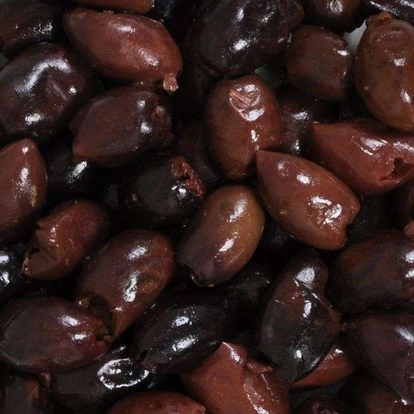 Kalamata oliver Svarta oliver från Kalamata