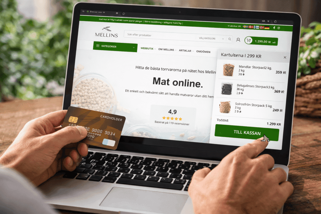 handla torrvaror online snabbt och enkelt hos Mellins