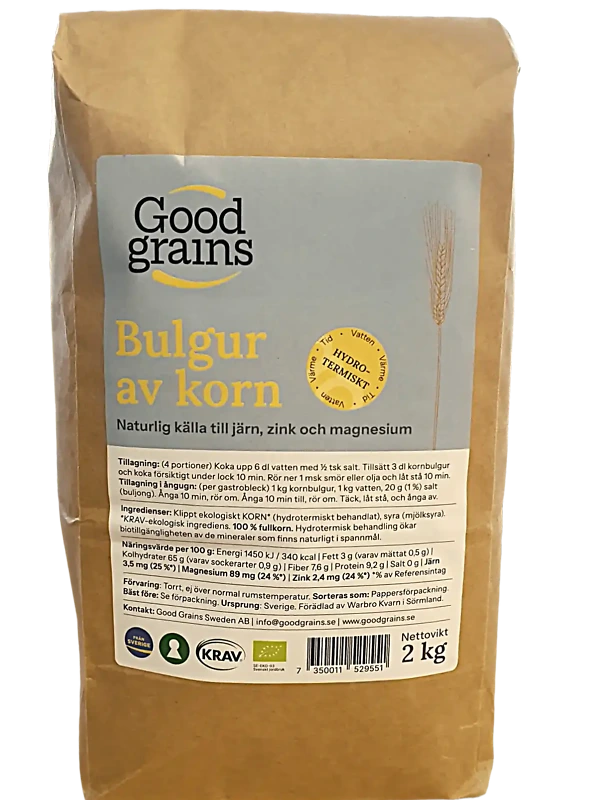 bulgur av korn