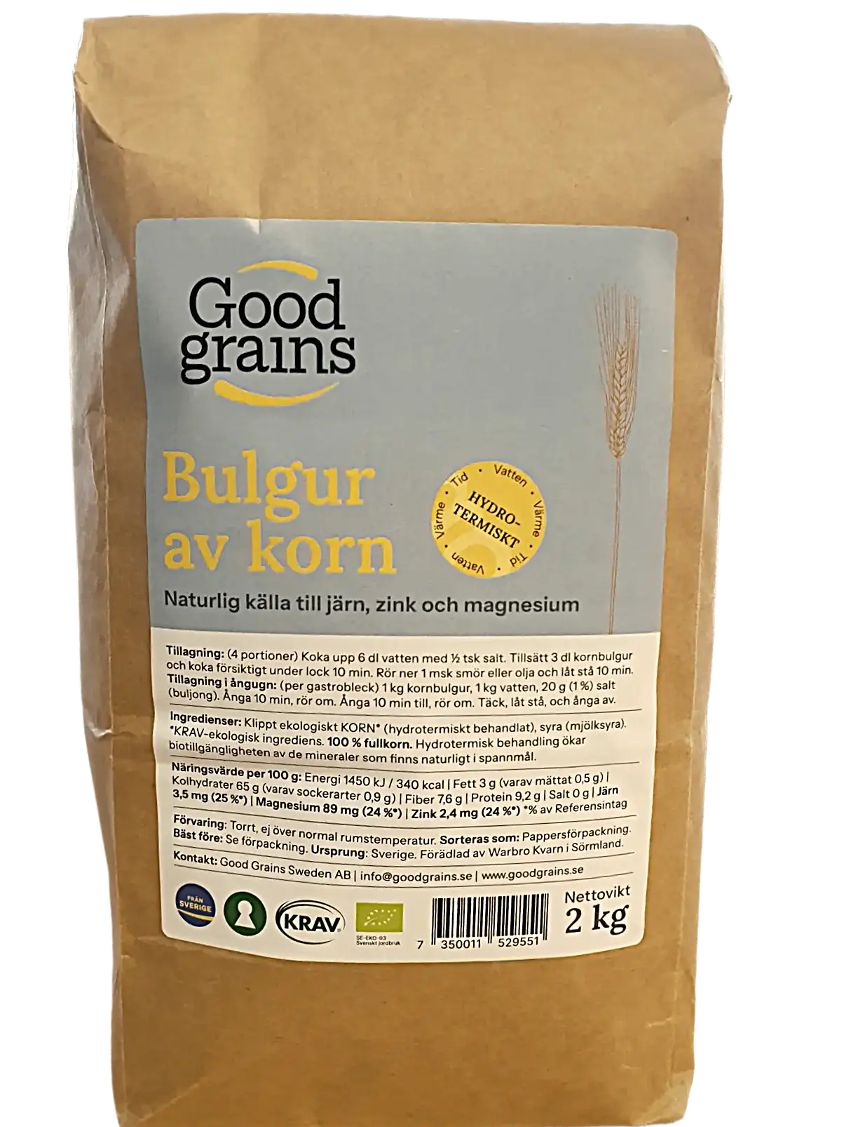 Bulgur av korn bulgur av korn